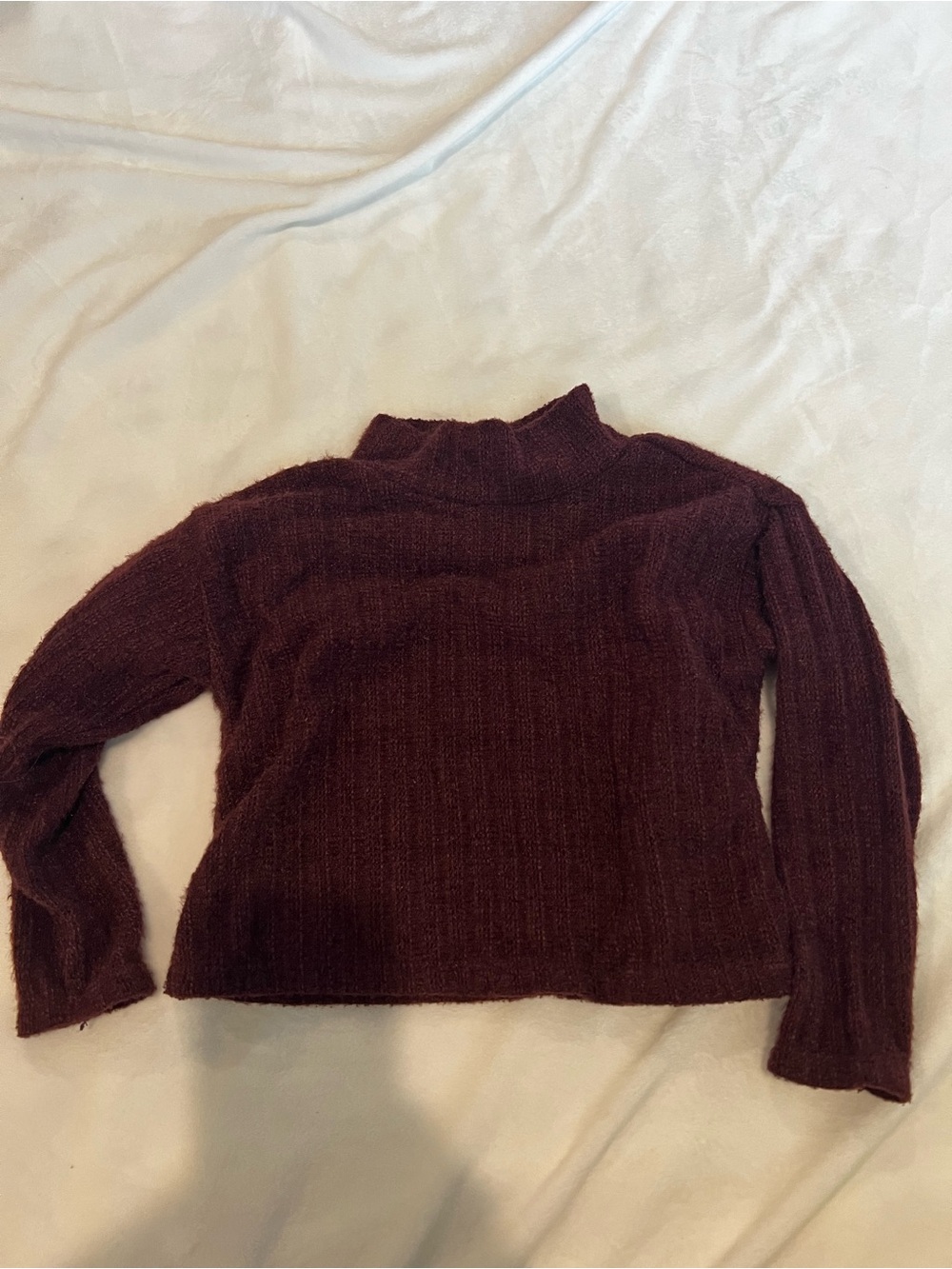 Old Navy Maroon Mock Neck Sweater